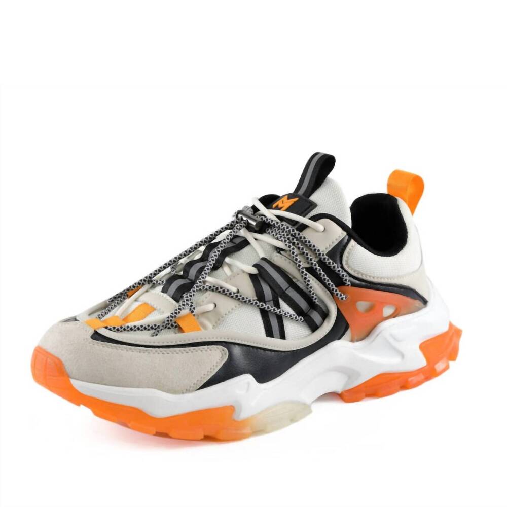 NEW MAZINO men's logic sneaker in orange